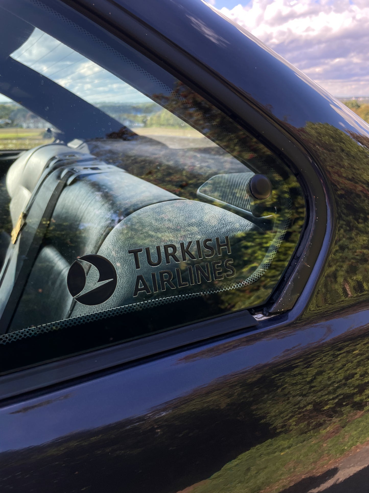 Airlines mit Schrift Auto Sticker