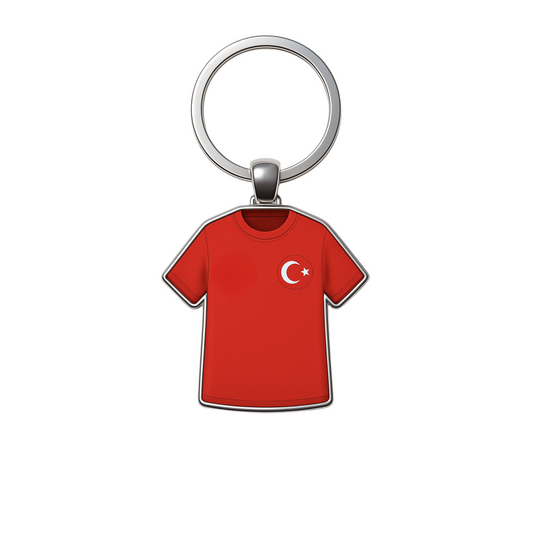 Türkei-Schlüsselanhänger-Trikot-Trikotkey-Personalisert-Geschenk