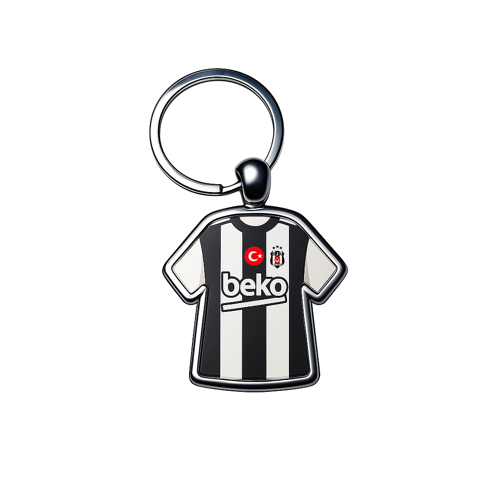 Besiktas-Schlüsselanhänger-Trikot-Trikotkey-Personalisert-Geschenk