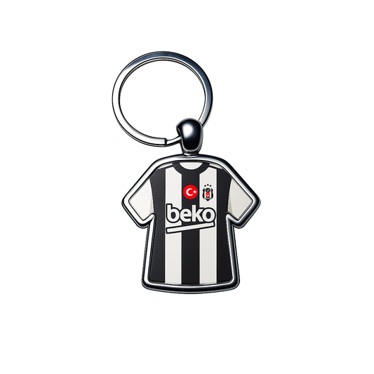 Besiktas-Schlüsselanhänger-Trikot-Trikotkey-Personalisert-Geschenk